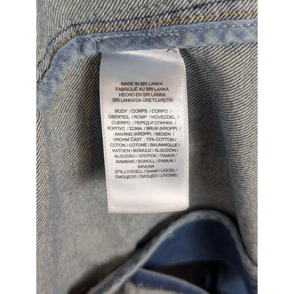 Lauren Ralph Lauren Denim Blazer Blue Women's Size 4 - Picture 15 of 15